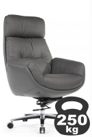 Кресло RV DESIGN Марко (Marco) LS-262A кожа серая
